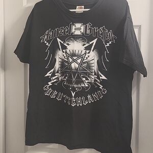 Vintage T Shirt 90's Hanzel And Gretyl Industrial Metal Band From NYC